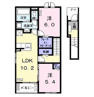 ルミナーレ II【2階】の間取り