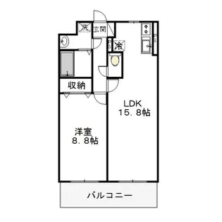 壱番館元今泉【2階】の間取り