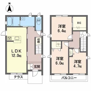ガレンドゥ ドゥーエ A棟の間取り