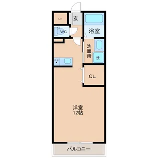 ハッピーヒルズ【3階】の間取り