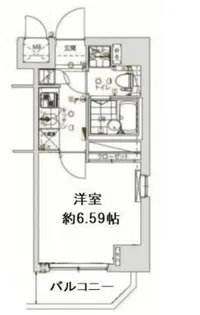 プレスタイル森下II【6階】の間取り