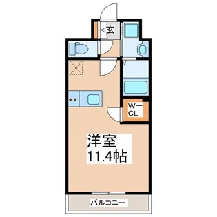 Saude【5階】の間取り