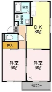 サンリバー【2階】の間取り