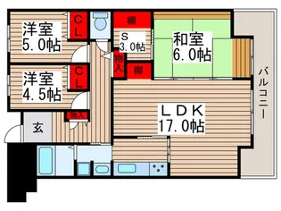 グランピア西白井3号棟【2階】の間取り
