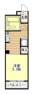 レイイースト【3階】の間取り