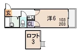 ANEMOS【2階】の間取り