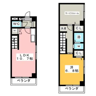 ジュネス上飯田の間取り