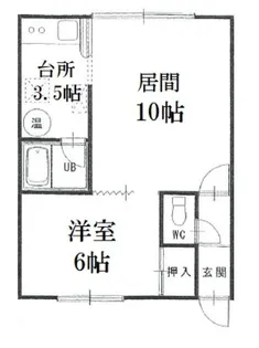 モアライフII【1階】の間取り