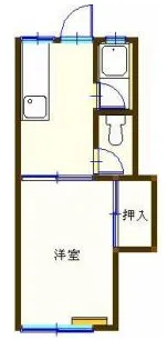カーサパロマA【1階】の間取り