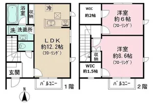 東京都杉並区永福4【一戸建】の間取り