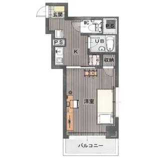 ファーニッシュド・ステイ長野南千歳【3階】の間取り