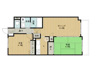 ヴィエンナーレ2000【4階】の間取り