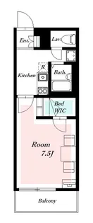 埼玉県越谷市北越谷2【マンション】の間取り