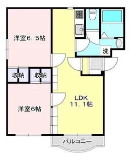 ピュアライフ結城 B棟【2階】の間取り