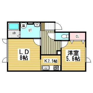 ベルン桜木【1階】の間取り