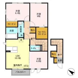 プリマベーラ B【2階】の間取り