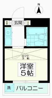 ホワイトハウス尾山台【1階】の間取り