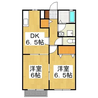 あさひリバージュ B【2階】の間取り