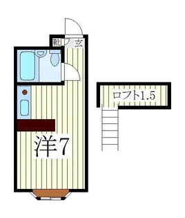 ベルピア北柏第6-2【1階】の間取り