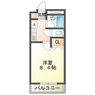 ユーハウス津【3階】の間取り