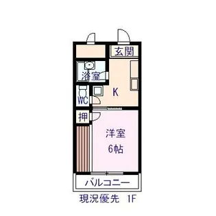 ダイヤコート新浜II【3階】の間取り