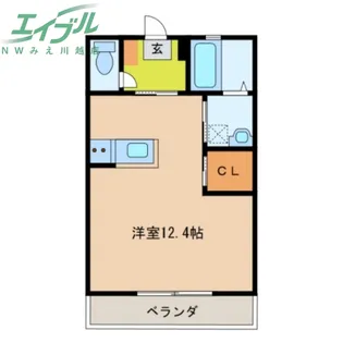 ソレイユ西口【2階】の間取り