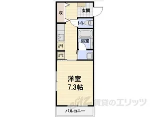 レジデンス北川【1階】の間取り