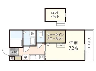 宝樹アダム【2階】の間取り
