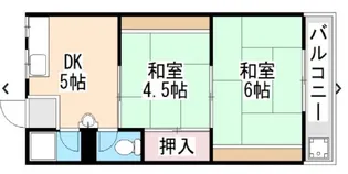 光栄ハイツ【1階】の間取り