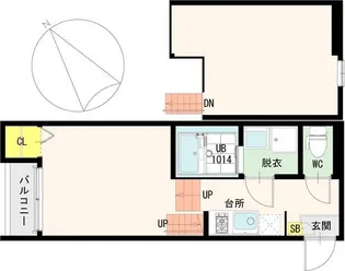 カムリーハイツ【2階】の間取り