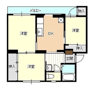 新潟県新発田市豊町2【マンション】の間取り