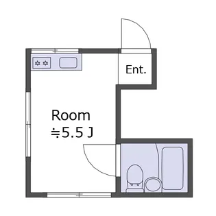 コーポタツミ【1階】の間取り