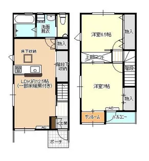 ファイン向新庄【2階】の間取り