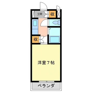 ソルウイーヴ【6階】の間取り