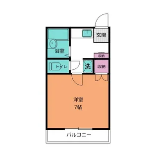 ア・ラモードK【2階】の間取り