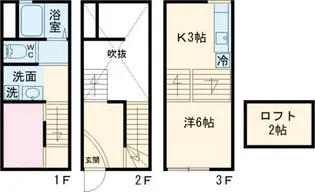 MOKKU HOUSE【1階】の間取り