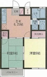 ポレスターA【1階】の間取り