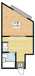 1Kの間取り画像