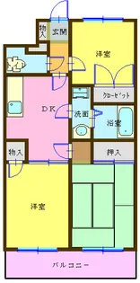 レトゥールビヨン松小田IV【1階】の間取り
