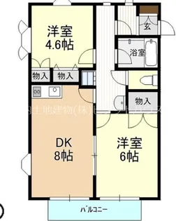 みなみハイツ【1階】の間取り