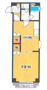 シャトー・デ・ザール・プル・ファム【6階】の間取り