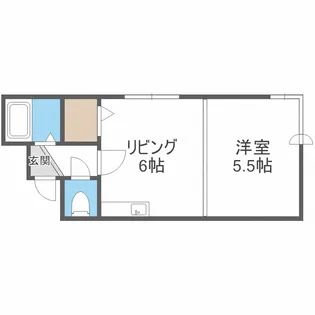 ノースコートフタバ南円山【3階】の間取り