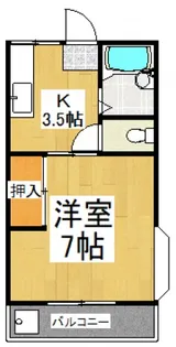 オクトーバー10【1階】の間取り
