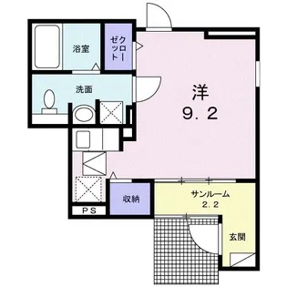 プレミアムハウス郡山【1階】の間取り
