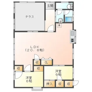 三重県津市垂水【一戸建】の間取り