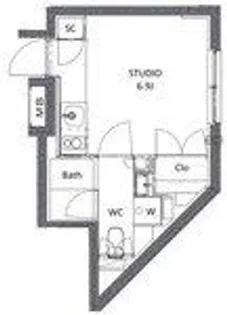 PRATIQUE KAGURAZAKA west【2階】の間取り