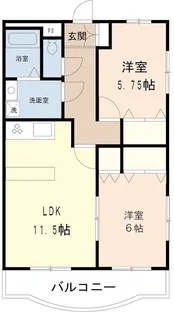 エルグラン【1階】の間取り