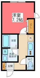 東京都世田谷区松原1【アパート】の間取り