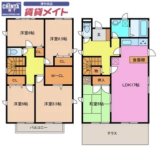 三重県津市阿漕町津興【一戸建】の間取り