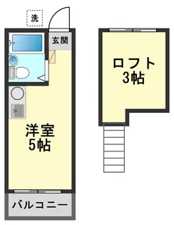 bCASA篠崎reborn【1階】の間取り
